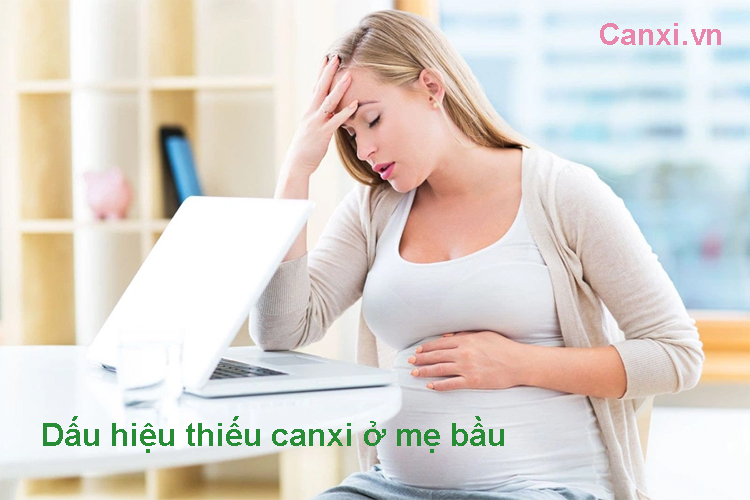 Dấu hiệu bà bầu thiếu canxi