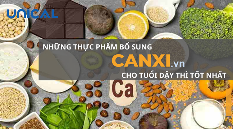 Những thực phẩm bổ sung canxi cho tuổi dậy thì