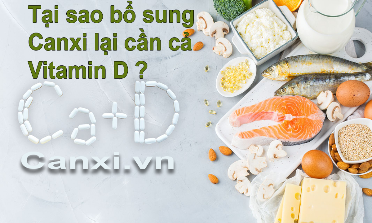 Tại sao bổ sung Canxi lại cần cả Vitamin D