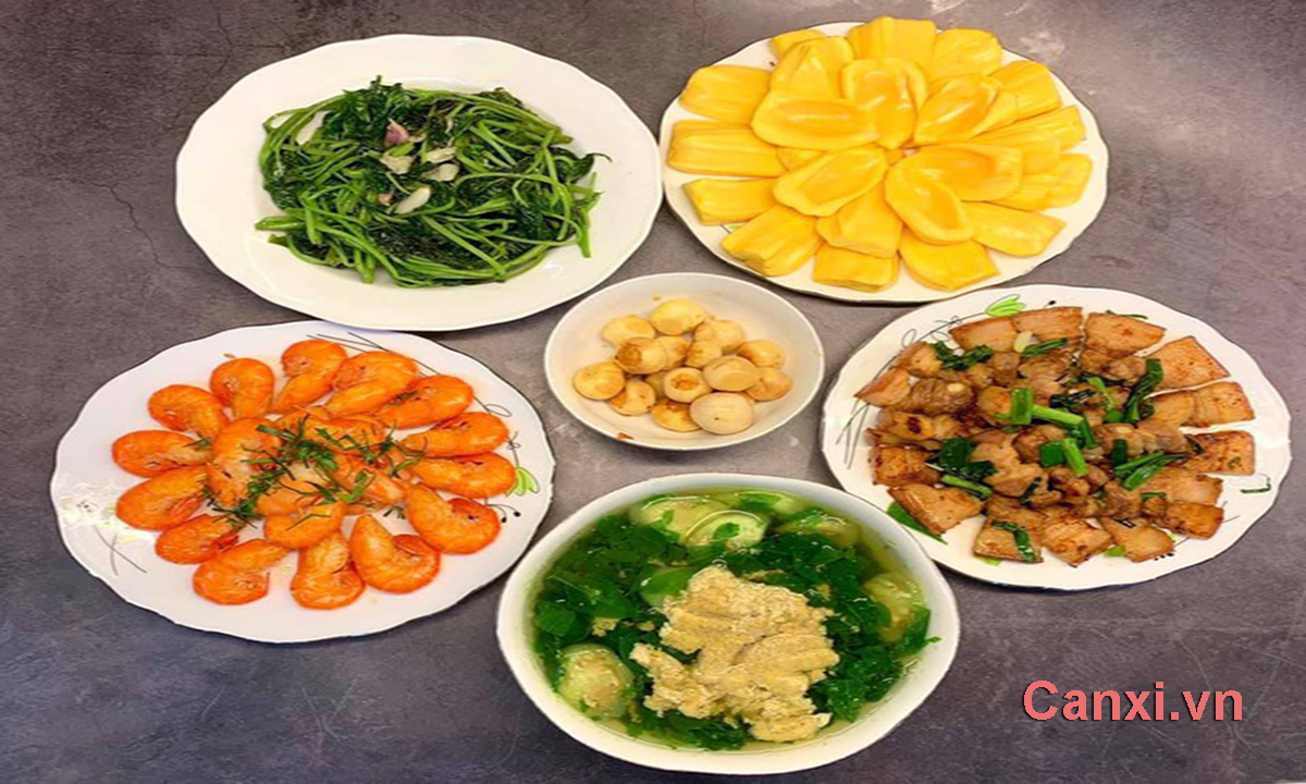 Thực đơn bổ sung canxi tự nhiên