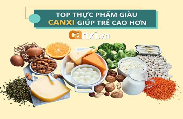 Thực phẩm giàu canxi cho bé