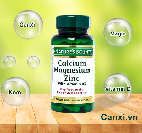 Viên uống Calcium Magnesium Zinc Nature's Bounty