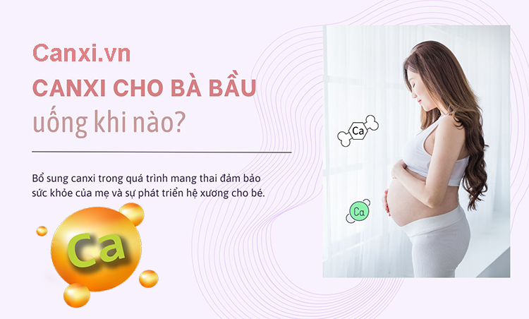 Canxi cho bà bầu
