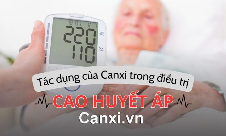 Cao huyết áp có uông được canxi không ?