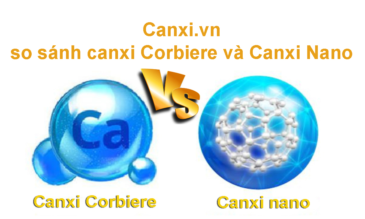 so sánh Canxi Corbiere và Canxi Nano