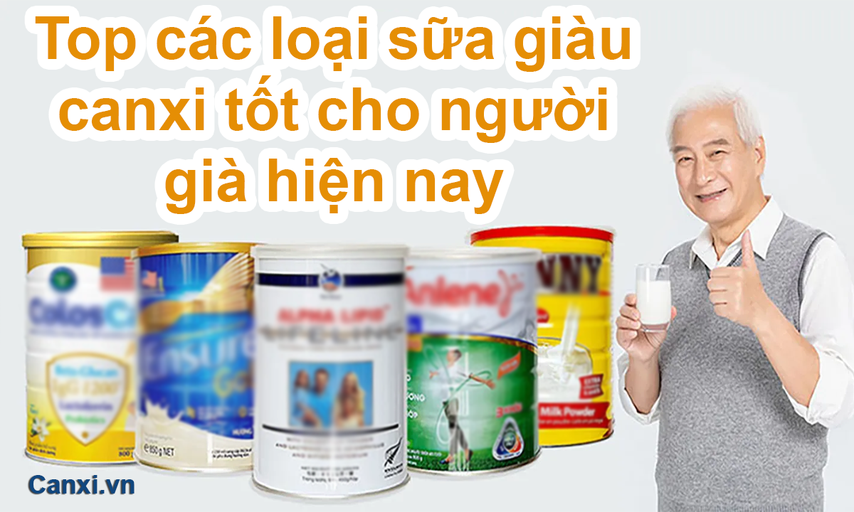 sữa canxi cho người già