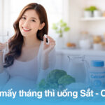 Bầu mấy tháng thì uống Sắt - Canxi